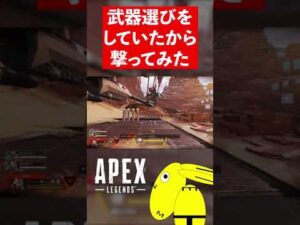 武器選びをしていたから撃ってみた#shorts【エーペックスレジェンズ/ApexLegends】