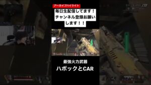 最強火力武器ハボックとCAR #apex #apexlegends #エーペックスレジェンズ #難波ダイナ #shorts