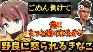 【APEX】野良に怒られても人柄の良さでほのぼのさせてくれるきなこ【kinako/切り抜き】