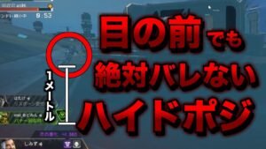 目の前でも絶対バレないハイドポジwwwwww【エーペックスレジェンズ】