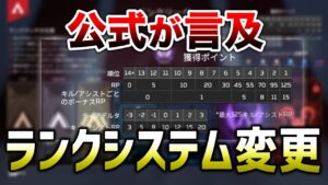 【APEX LEGENDS】公式が言及!ランクシステム変更について!!【エーペックスレジェンズ】