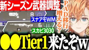 【APEX】●●がTier1!? WMの評価は!? 新シーズンアプデ情報を見る渋ハル【渋谷ハル/切り抜き】