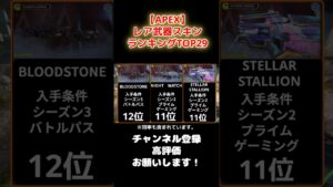 レア武器スキンランキングTOP29!!!【APEX】#shorts #apex  #apexlegends #apexlegendsclips#エーペックスレジェンズ #エーペックス