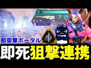 スナイパーチームの"ダブルセンチネル即死フォーカスウルト突撃コンボ"がズルすぎた【Apex Legends】