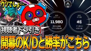 【シーズン21】開幕ランクのキルレと勝率が普通じゃないCHEEKY【APEX】