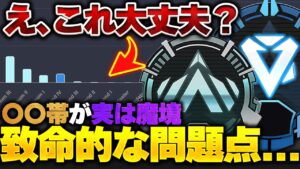 【ランク分布】○○帯の人、大丈夫か...? 神ランクシステムの唯一の欠点について解説【APEX エーペックスレジェンズ】